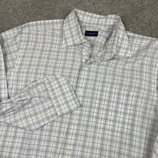 Proper Cloth Shirt Mens 17 - 32.5 Button Up Cotton Casual Plaid Casual Work