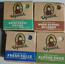 Dr. Squatch Natural Bar Soap 990301955 Variety Pack  (Pack of 4)