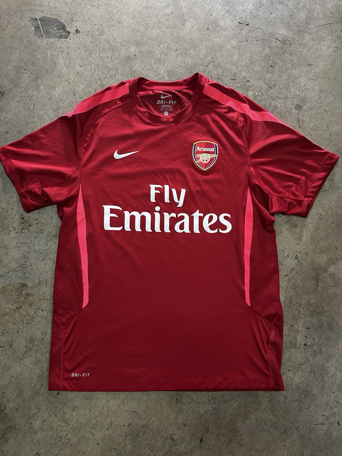 Arsenal London 2010 2011 Training Jersey Shirt Football Nike Size M