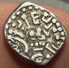 ANTIKE INDIEN GUPTA DYNASTIE 415-455 AD KUMARGUPTA I SILBER DRACHME SELTENE M...