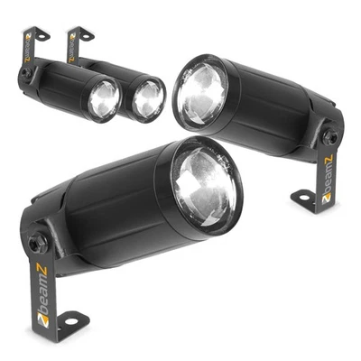 4x Beamz Pinspot White LED Spot Lights Disco Party Effects DJ Lighting TTB4569 - Image 1 of 4