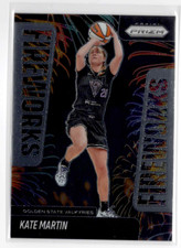 2025 Panini Prizm WNBA Fireworks Base Insert #10 Kate Martin