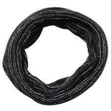 Infinity Scarf Schlauchschal Loopschal schwarz-weiß 33cm