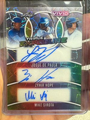 2025 LEAF VIVID TRIPLE EXPOSURE JOSUE DE PAULA/HOPE/SIROTA AUTOS SP /3 DODGERS