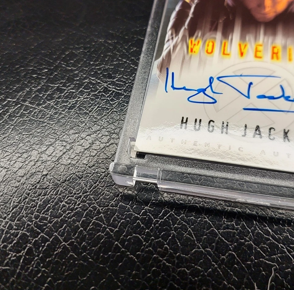 HUGH JACKMAN SSP Wolverine Autograph Auto 2000 Topps X-Men The Movie Card MARVEL - Image 3 of 3