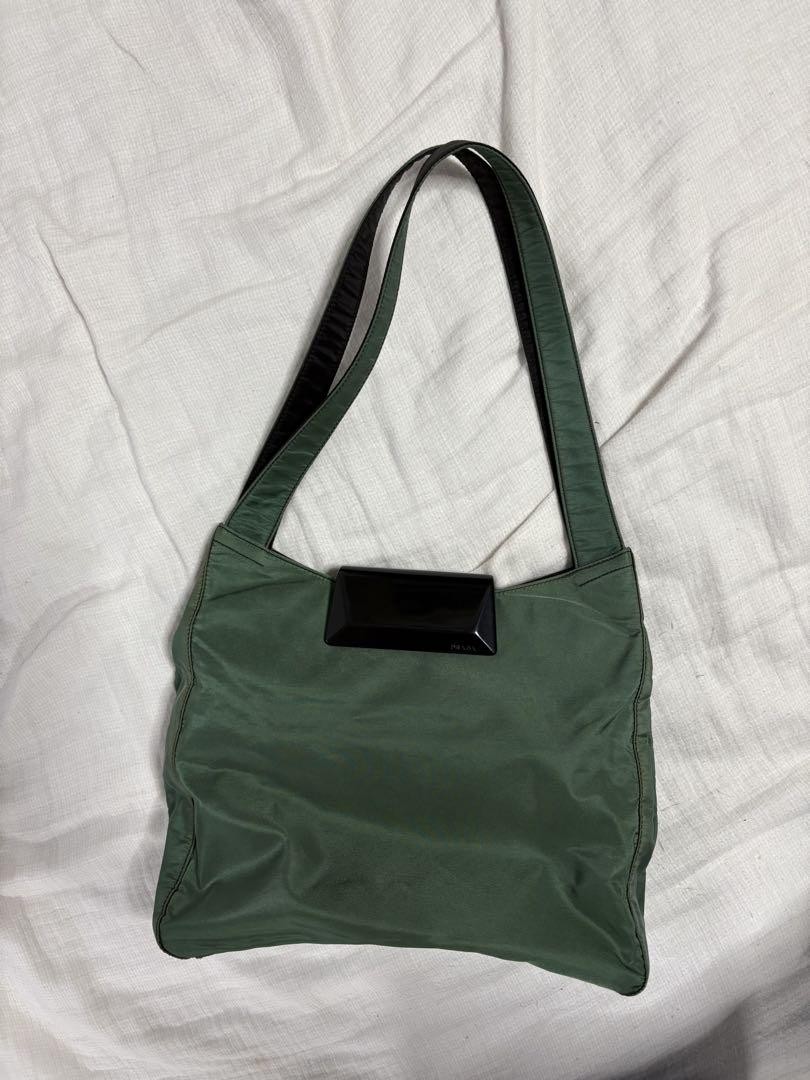 バッグ 90s PRADA ARCHIVE PLASTIC NYLON HAND BAG Prada Nylon Shoulder Bag 90s Archive Certificate Included