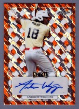 Andrew Wiggins 2022 Leaf Metal Perfect Game Orange Marble Refractor Auto RC 1/1