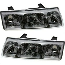  for Saturn for Vue 2002-2004 2pcs Headlight Left and Right Clear Lens 