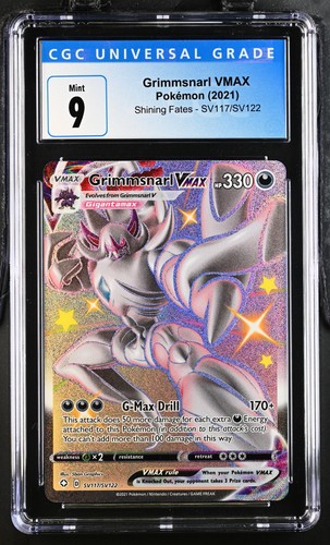Grimmsnarl VMAX graded CGC 9 for sale on eBay