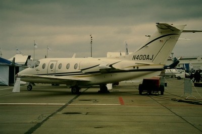 Dia N400AJ Gulfstream G-IV 35mm gerahmt OP-L11-99