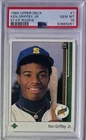1989 UPPER DECK  #1 KEN GRIFFEY JR RC ROOKIE PSA 10 GEM MINT