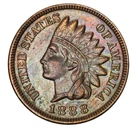 1888 Indian Head Cent ABOUT UNCIRCULATED ++
