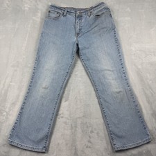 VTG Y2K Levi's Women's Light Wash Bootcut Jeans Made in Mexico Size 12P Short