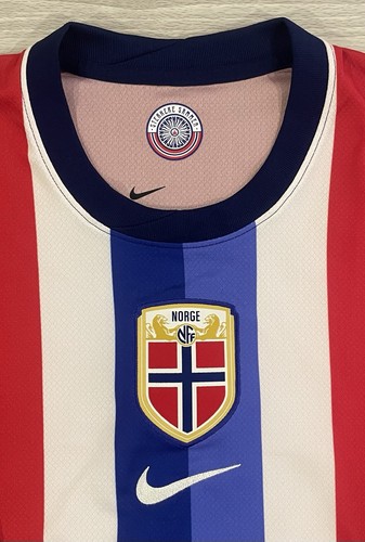 New! Nike 2024/25 Norway National Team Home Jersey FZ0162-677 Men’s Size Medium - Picture 2 of 8