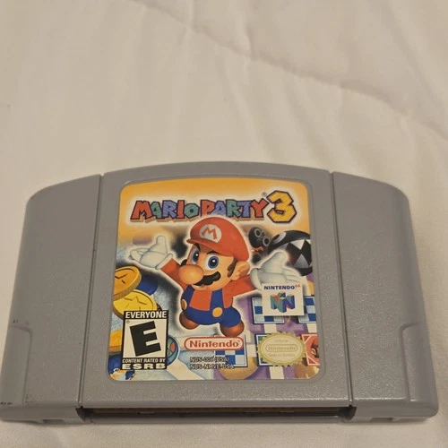 New ListingNintendo Mario Party 3 Nintendo 64 Game Cartridge Authentic and Tested