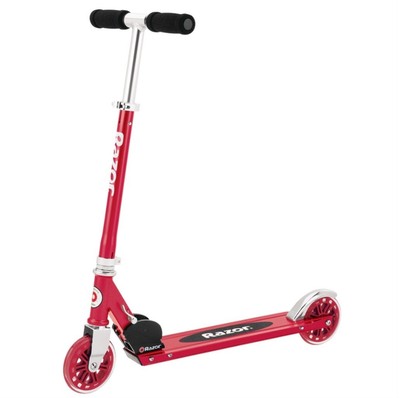 Razor A125 Anodized Aluminum Folding Scooter Red Fender Brake NEW!