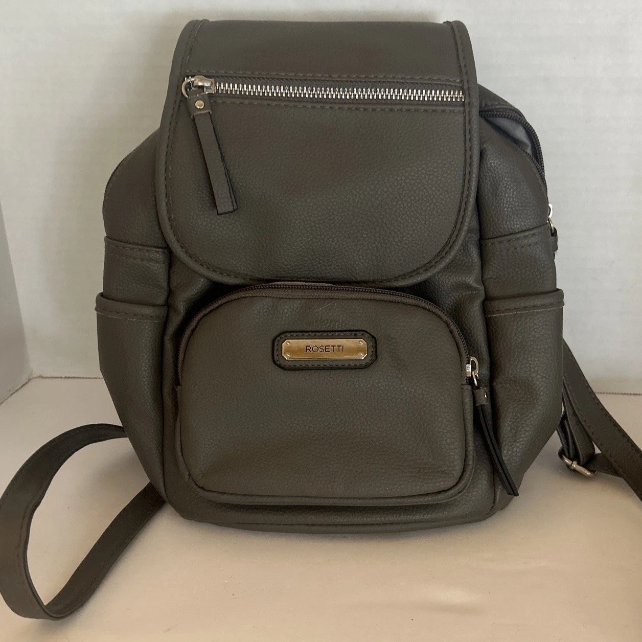 ROSETTI MINI BACKPACK, Dark Gray grey EUC - image 1