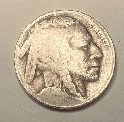 No Date Buffalo Nickel 5c Dateless ''Raw & Original,'' FREE SHIPPING