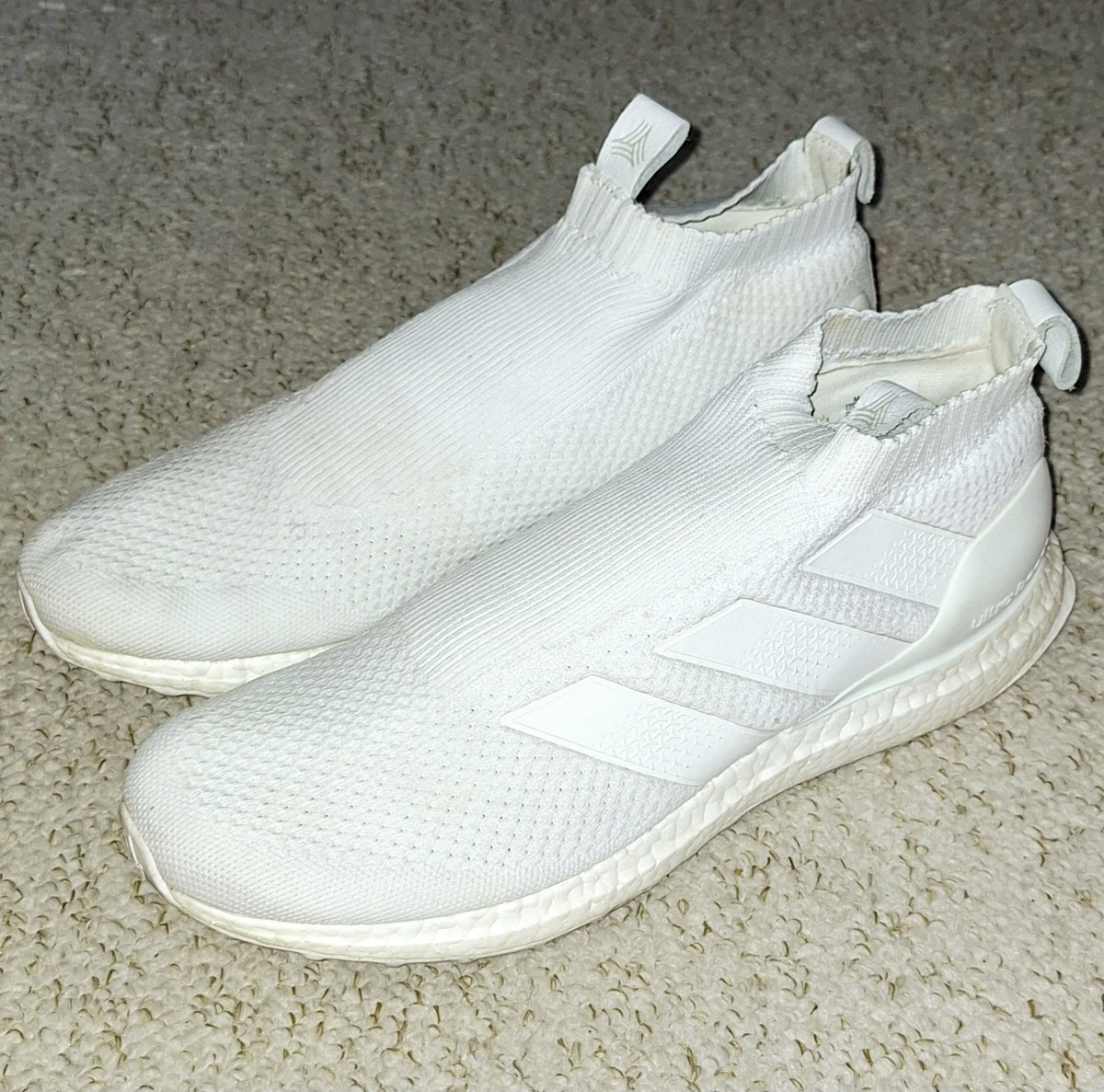 Adidas Ace 16+ Purecontrol UltraBoost Triple White 2017 Used