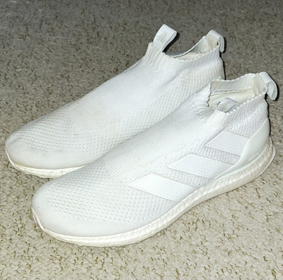 Adidas Ace 16+ Purecontrol UltraBoost Triple White 2017 Used AC7750 Größe UK 11