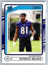 2024 Donruss #345 Devontez Walker Baltimore Ravens