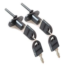 2 Pcs Drawer Lock Cabinet Locks with Keys, Zinc Alloy Desk Locks File Cabinet