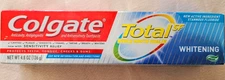 Colgate Total Whole Mouth Health Whitening Toothpaste 4.8 Oz