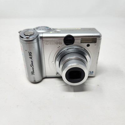 Canon PowerShot A95 Digital 5MP Digital Camera Tested working