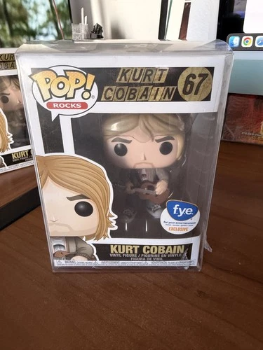 Funk Pop Rocks! KURT COBAIN #67 * NIRVANA * Bobblehead w/ Protector