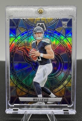 2023 Panini Mosaic Will Levis Stained Glass RC SP Rookie #SG-24 Titans