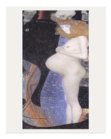 Gustav Klimt Wandkunst Schwangere Frau Impressionist Schwangere Frau W