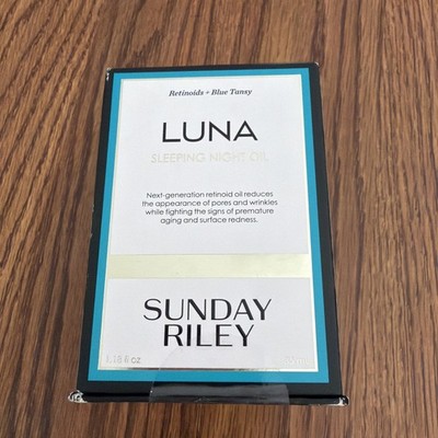 New Sealed Sunday Riley Luna Sleeping Night Oil 1.18oz