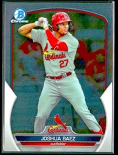 2023 Bowman #BCP-127 Joshua Baez Chrome Prospects St. Louis Cardinals