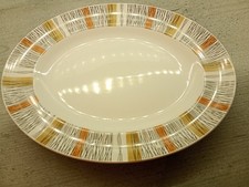 Midwinter Sienna Oval Serving 30cm/ 12  inches Platter   Jessie Tait MCM 1960's