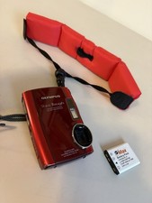 Olympus Stylus Tough 3000 12.0MP Digital Camera - Red UNTESTED