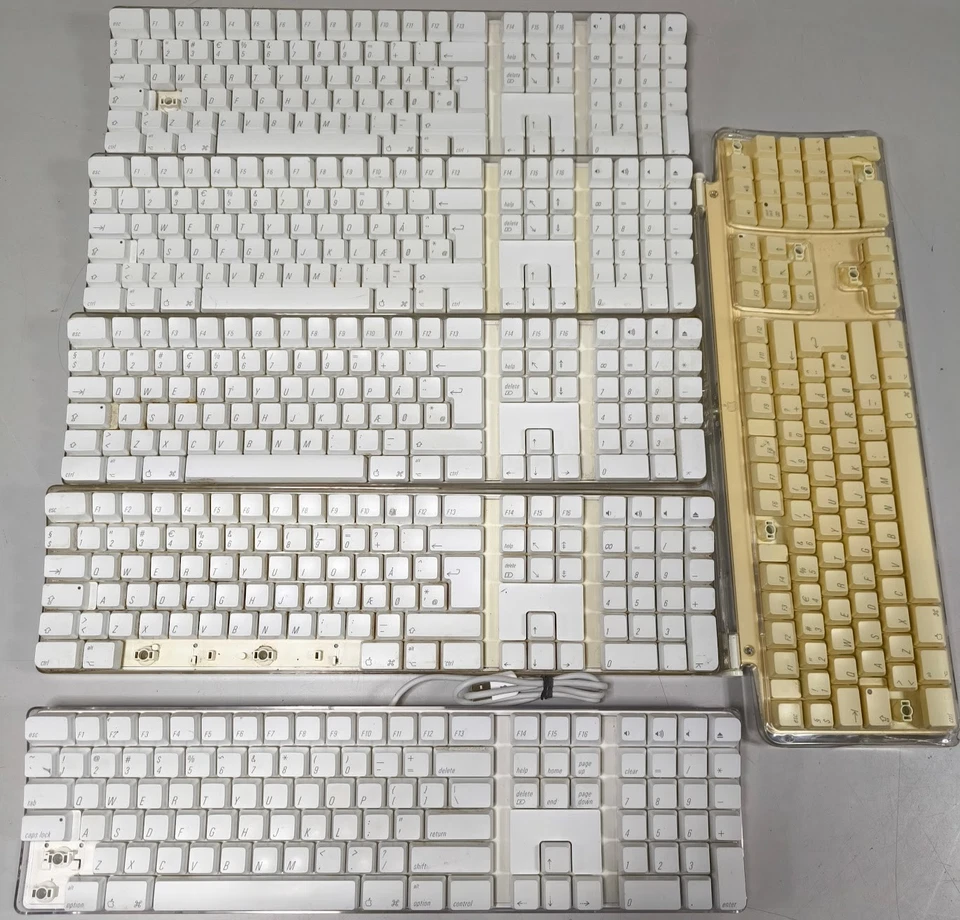 Satz Von 6 Apple Tastaturen A1048 A1016 M7803 - Für Teile