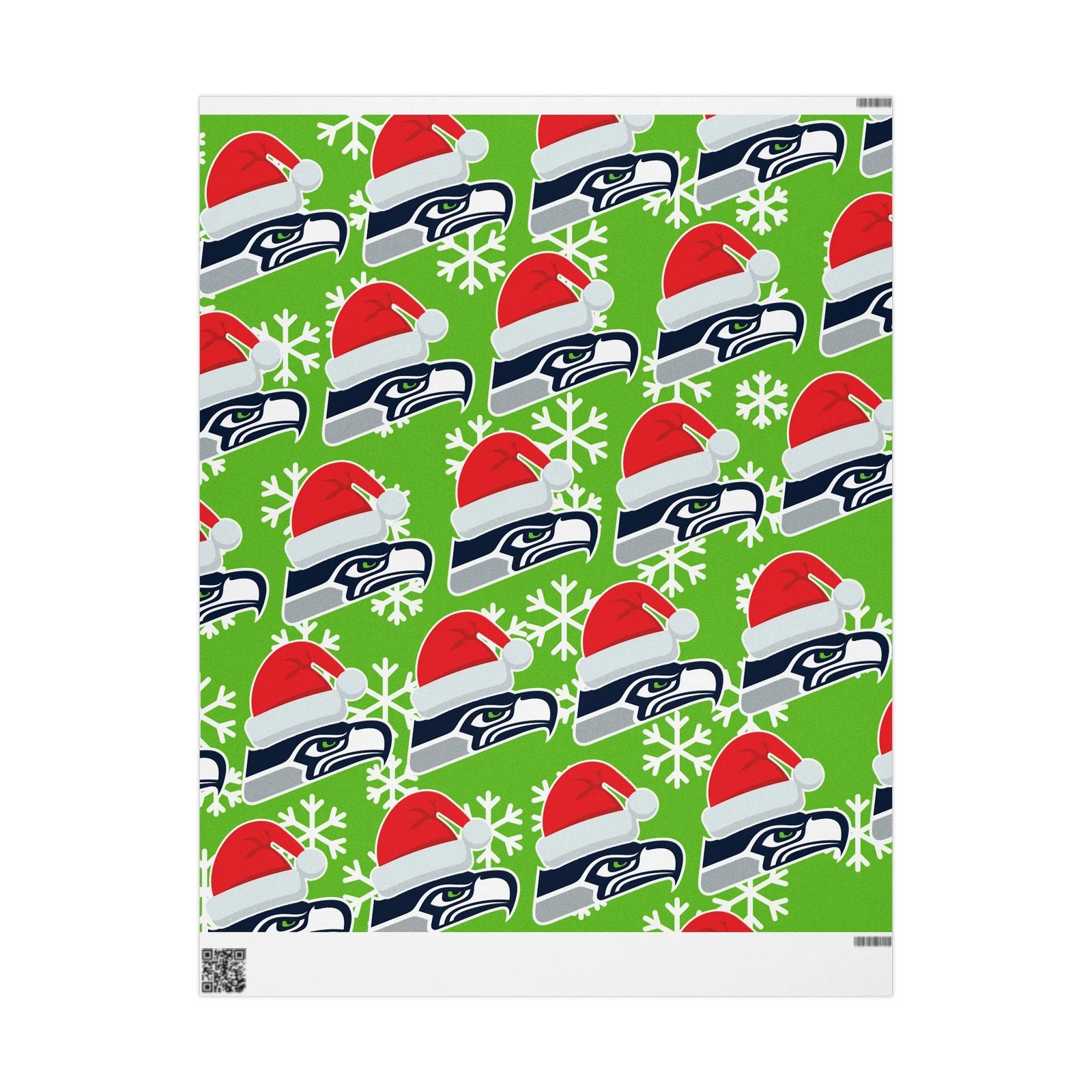 football Seattle Seahawks Wrapping Paper Christmas Gift Wrap Football Team
