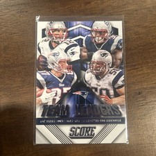 2015 Score Tom Brady Rob Gronkowski #1 Team Leaders