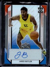 2021-22 Leaf Metal Jared Butler Red White Blue Rainbow Rookie RC Auto #/10 USA