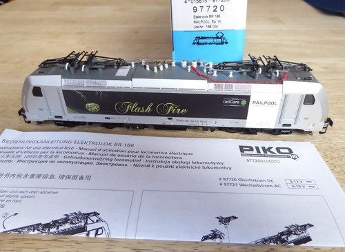 Piko 97720 H0 Elektrolok BR 186 104 Flash Fire Railpool-Railcare Epoche 5/6 DSS | Zustand: Gebraucht