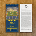 2024 Michigan Football Commemorative Custom Ticket Stub Any Game Any Seat