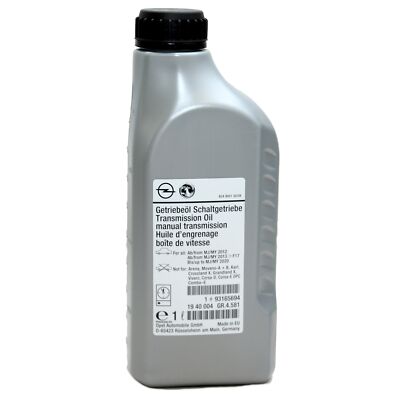 Original Opel Getriebeöl Schaltgetriebe Öl Getriebe 1 Liter 1940004 93165694 NEU