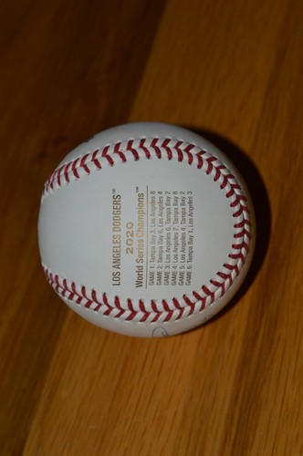 LA DODGERS Dave Roberts Autographed 2020 World Series Commemorative Baseball JSA - Picture 3 of 7