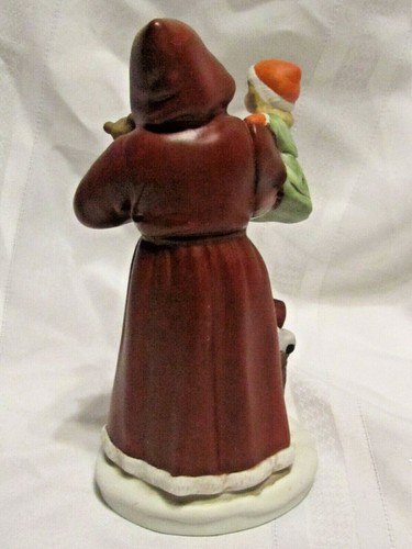De Colección HOMCO Viejo Mundo Santa con Niña Estatuilla Juguetes Oso de Peluche Navidad 5118 - Imagen 3 de 7