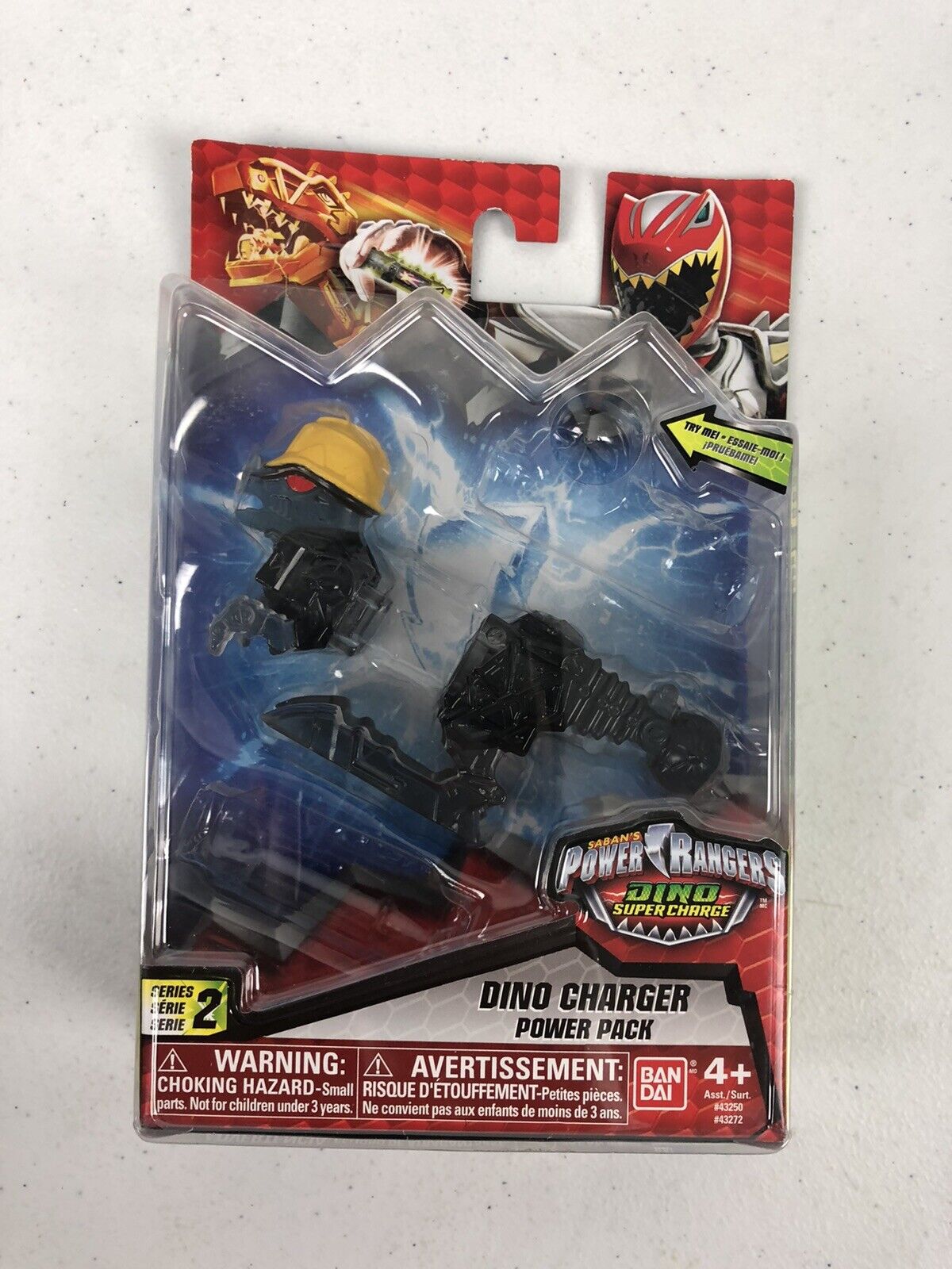 Dino Super Charge Series 2 Translucent Black Pachycephalosaurus Zord HOLDER ONLY