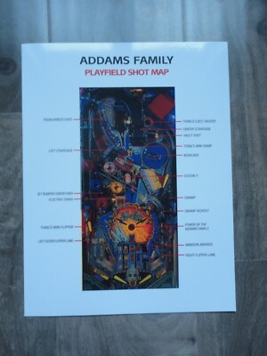 Collection of 14 Pinball Shot Maps All Excellent