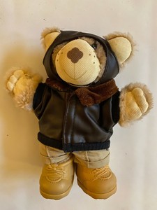 teddy bear aviator coat
