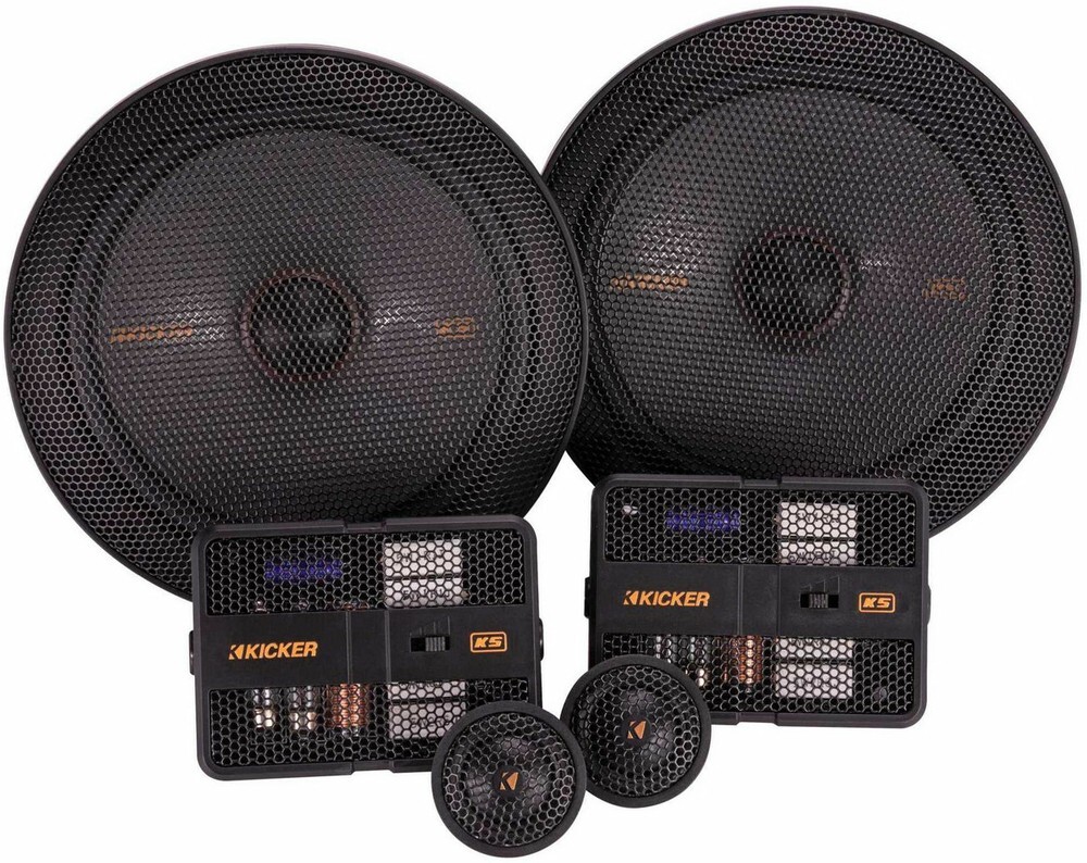 Двухполосные компонентные автомобильные колонки Kicker KSS6704 675 34990₽