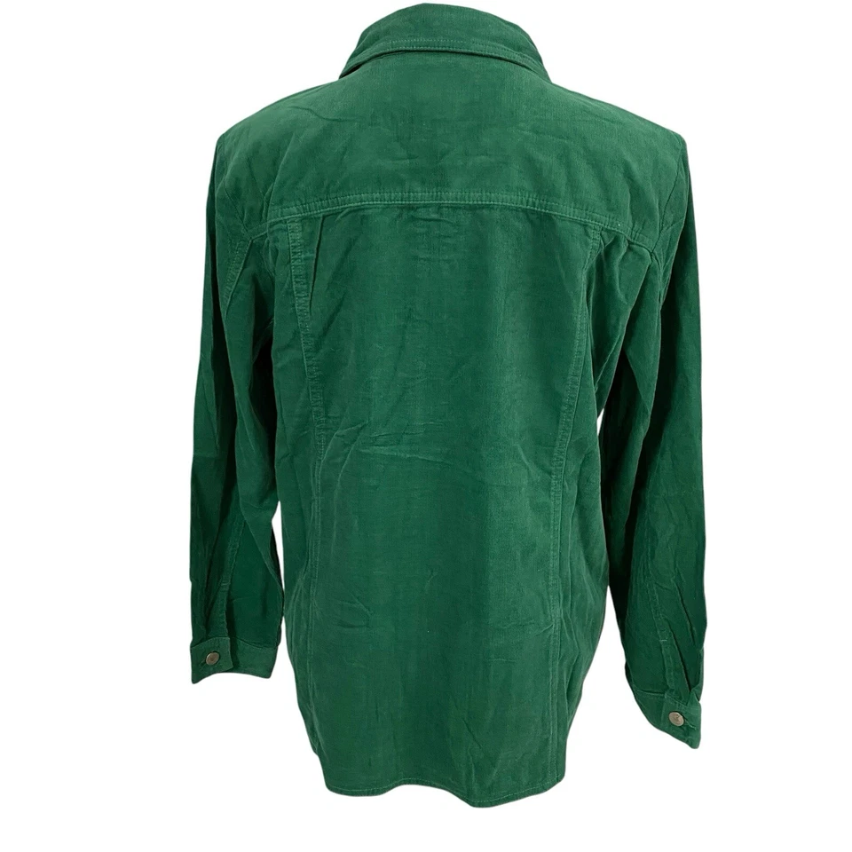 Blazer Quacker Factory Mujer Chaqueta Grande Pana Cremallera Vacaciones de Navidad Foto 3 de 4