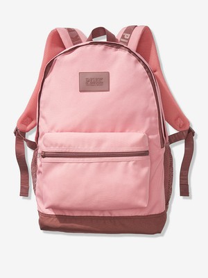 pink clear campus backpack